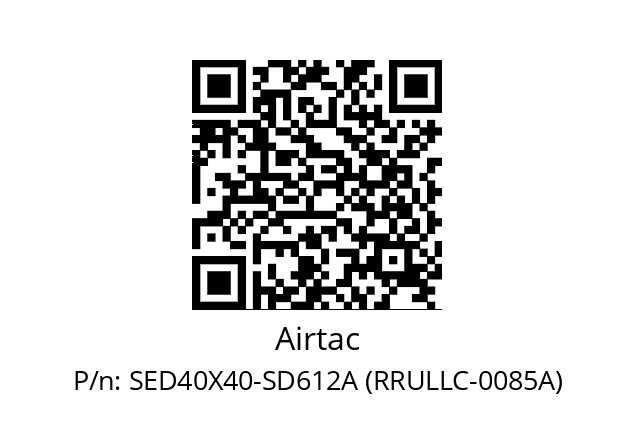   Airtac SED40X40-SD612A (RRULLC-0085A)