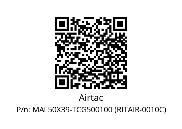   Airtac MAL50X39-TCG500100 (RITAIR-0010C)