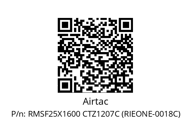   Airtac RMSF25X1600 CTZ1207C (RIEONE-0018C)