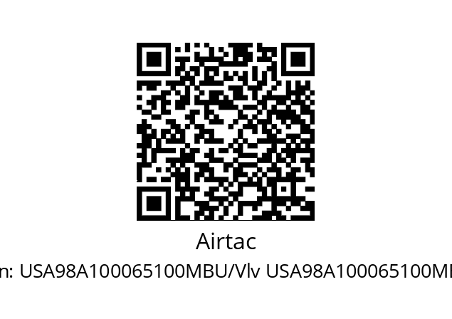   Airtac USA98A100065100MBU/Vlv USA98A100065100MBU