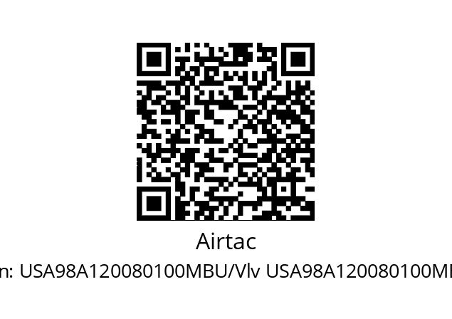   Airtac USA98A120080100MBU/Vlv USA98A120080100MBU