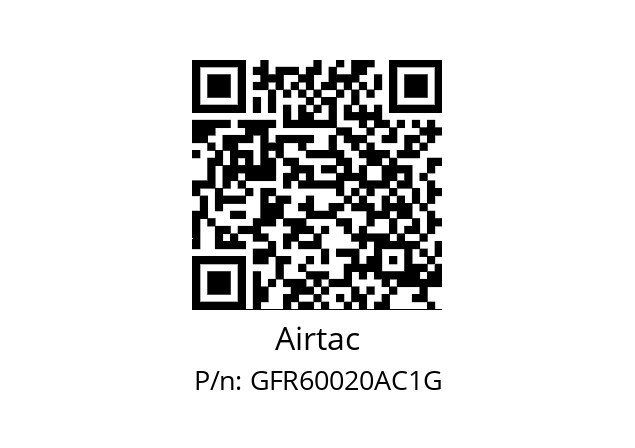  F&R GFR60020-A-C1 Airtac GFR60020AC1G