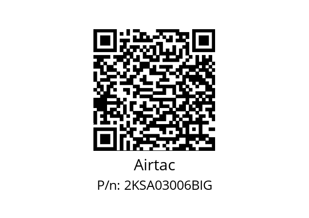  2KSA030-06-B-I Airtac 2KSA03006BIG