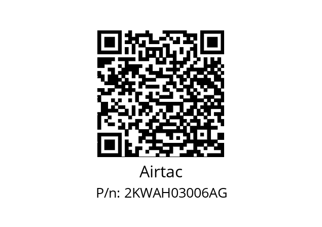  2KWAH030-06-A Airtac 2KWAH03006AG