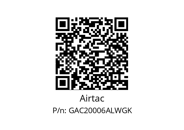  F.R.L GAC20006-A-L-K 5μ Airtac GAC20006ALWGK