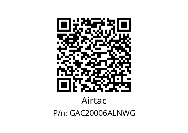  F.R.L GAC20006-A-L-N 5μ Airtac GAC20006ALNWG