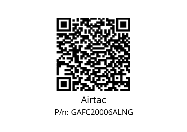  FR.L GAFC20006-A-L-N Airtac GAFC20006ALNG