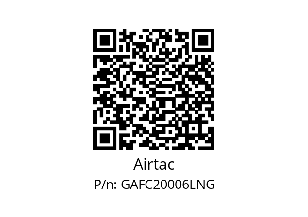  FR.L GAFC20006-L-N Airtac GAFC20006LNG