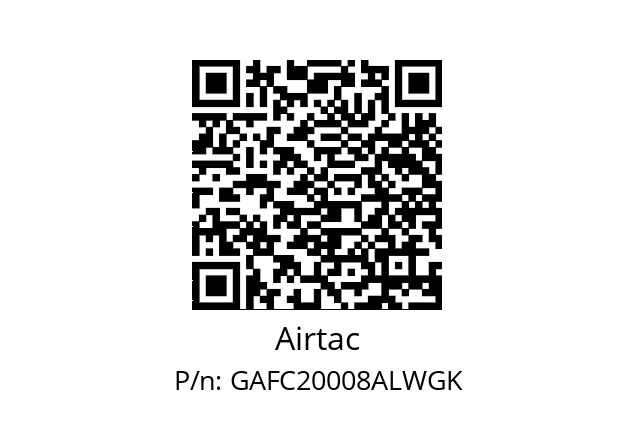  FR.L GAFC20008-A-L-K 5μ Airtac GAFC20008ALWGK