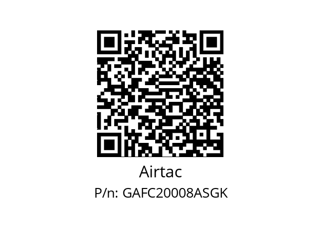  FR.L GAFC20008-A-S-K Airtac GAFC20008ASGK