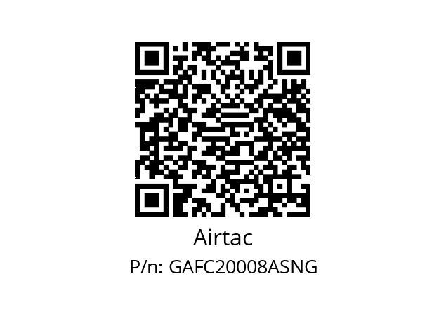  FR.L GAFC20008-A-S-N Airtac GAFC20008ASNG