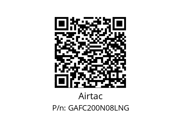  FR.L GAFC200N08-L-N Airtac GAFC200N08LNG