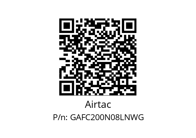  FR.L GAFC200N08-L-N 5μ Airtac GAFC200N08LNWG