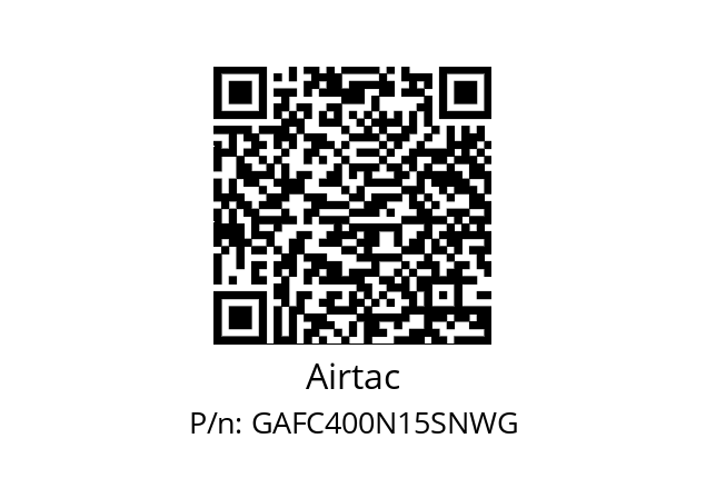  FR.L GAFC400N15-S-N 5μ Airtac GAFC400N15SNWG