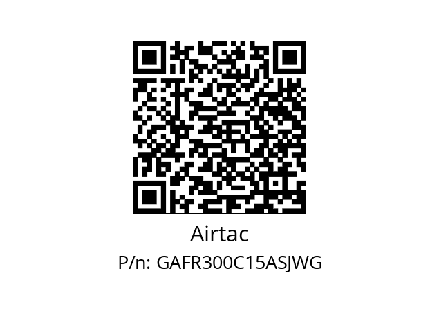  F&R GAFR300C15-A-S-J 5μ Airtac GAFR300C15ASJWG