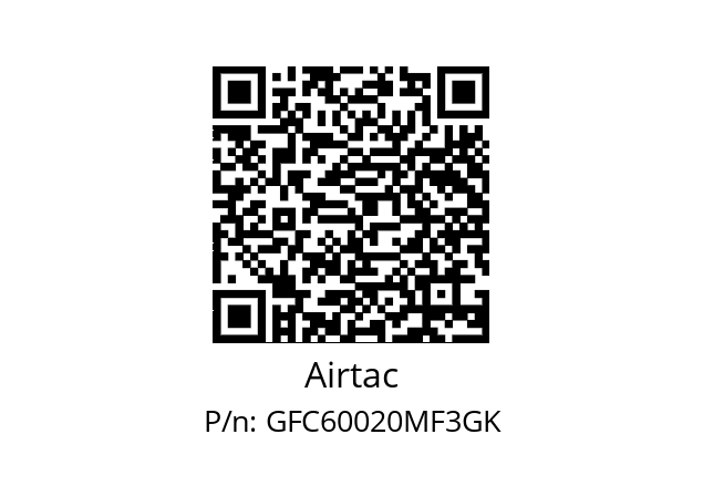  FR.L GFC60020-M-F3-K Airtac GFC60020MF3GK