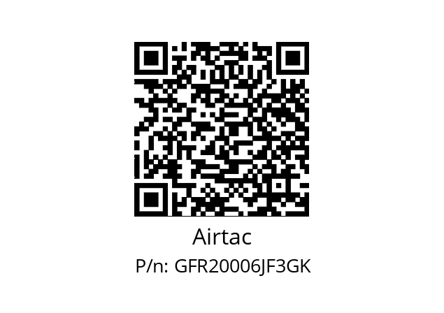  F&R GFR20006-J-F3-K Airtac GFR20006JF3GK