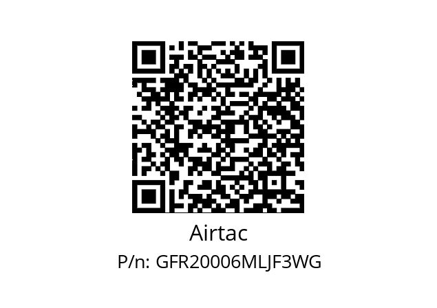  F&R GFR20006-M-L-J-F3 5μ Airtac GFR20006MLJF3WG