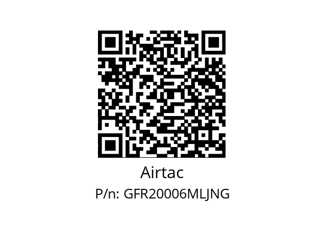  F&R GFR20006-M-L-J-N Airtac GFR20006MLJNG