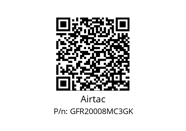  F&R GFR20008-M-C3-K Airtac GFR20008MC3GK