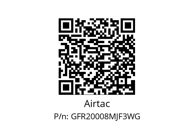  F&R GFR20008-M-J-F3 5μ Airtac GFR20008MJF3WG