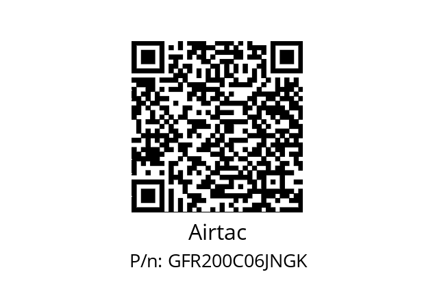  F&R GFR200C06-J-N-K Airtac GFR200C06JNGK