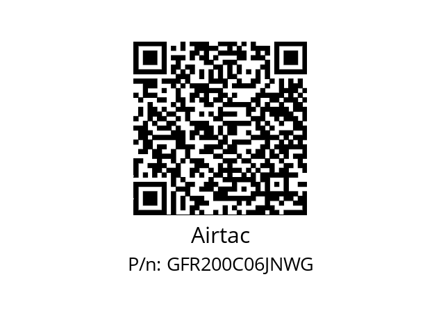  F&R GFR200C06-J-N 5μ Airtac GFR200C06JNWG