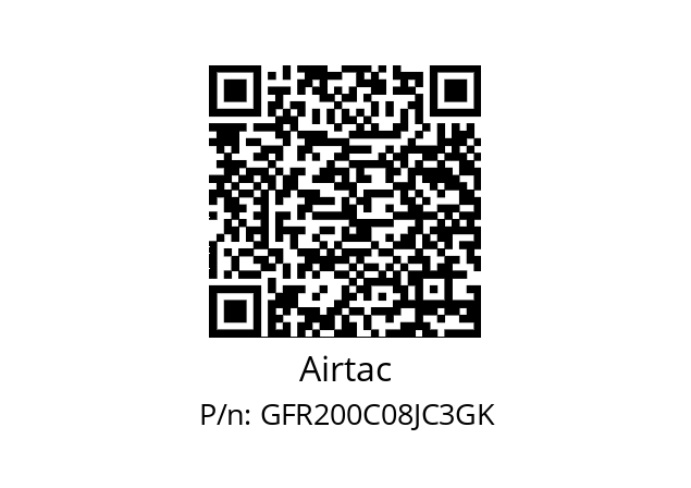  F&R GFR200C08-J-C3-K Airtac GFR200C08JC3GK