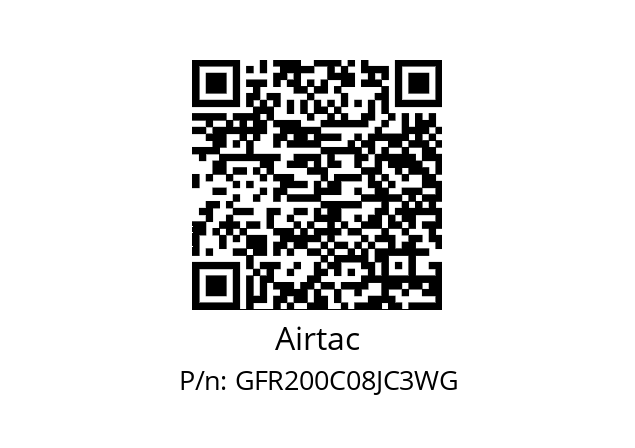  F&R GFR200C08-J-C3 5μ Airtac GFR200C08JC3WG