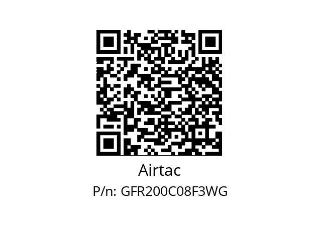  F&R GFR200C08-F3 5μ Airtac GFR200C08F3WG