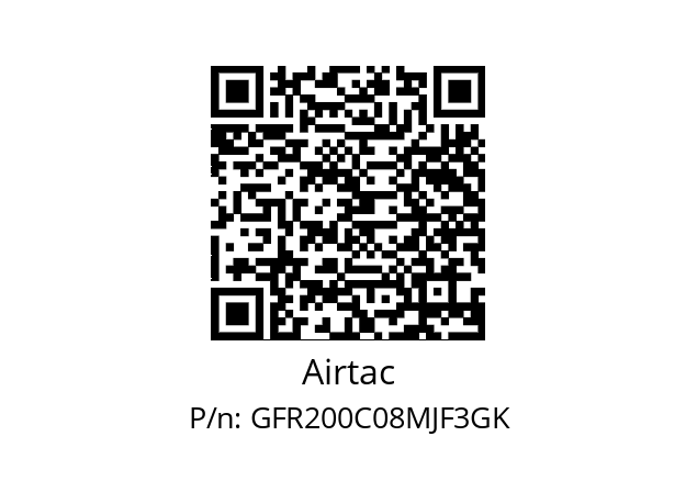  F&R GFR200C08-M-J-F3-K Airtac GFR200C08MJF3GK