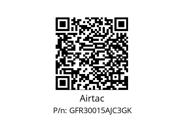  F&R GFR30015-A-J-C3-K Airtac GFR30015AJC3GK