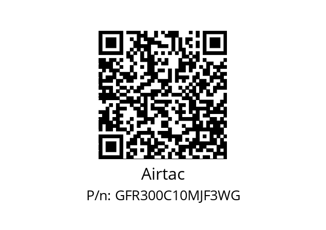  F&R GFR300C10-M-J-F3 5μ Airtac GFR300C10MJF3WG