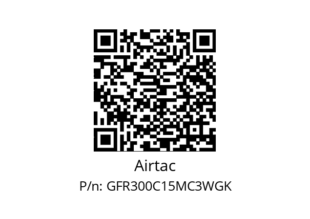  F&R GFR300C15-M-C3-K 5μ Airtac GFR300C15MC3WGK