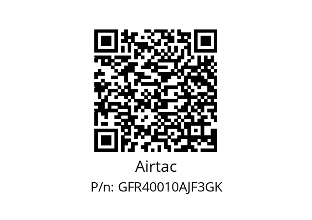  F&R GFR40010-A-J-F3-K Airtac GFR40010AJF3GK