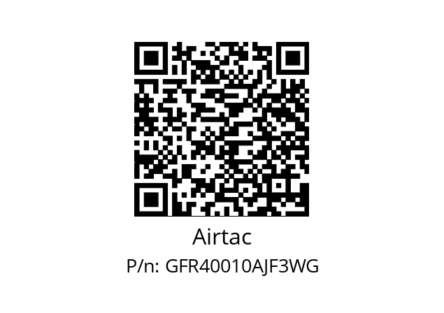  F&R GFR40010-A-J-F3 5μ Airtac GFR40010AJF3WG