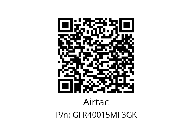  F&R GFR40015-M-F3-K Airtac GFR40015MF3GK