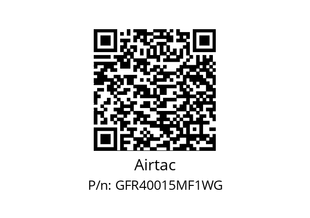  F&R GFR40015-M-F1 5μ Airtac GFR40015MF1WG