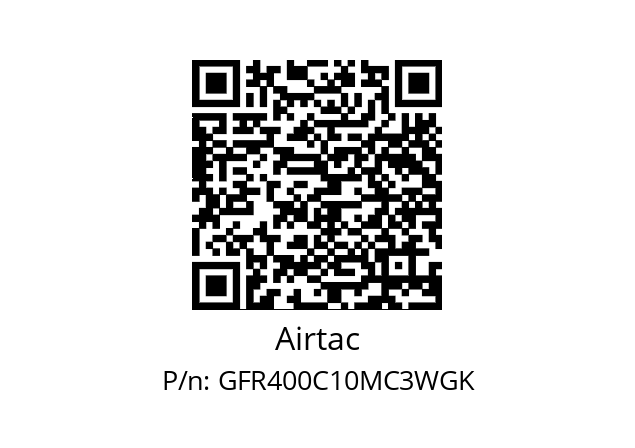  F&R GFR400C10-M-C3-K 5μ Airtac GFR400C10MC3WGK