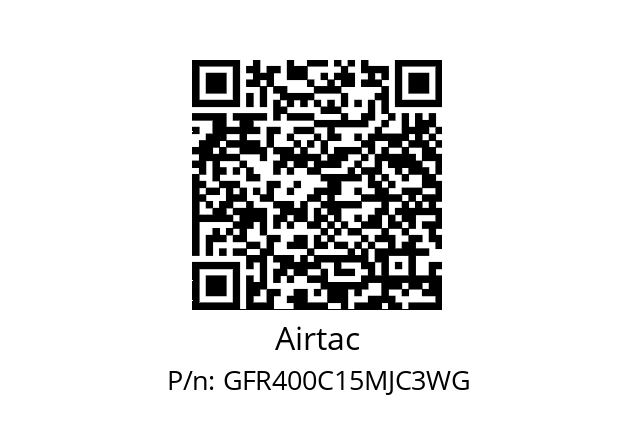  F&R GFR400C15-M-J-C3 5μ Airtac GFR400C15MJC3WG