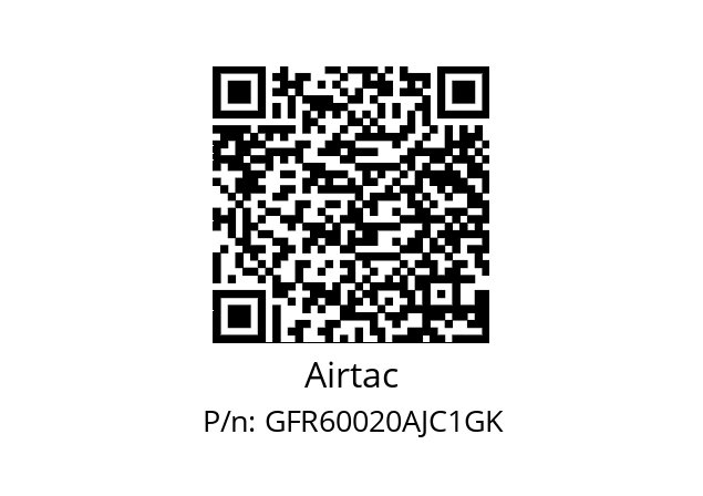  F&R GFR60020-A-J-C1-K Airtac GFR60020AJC1GK