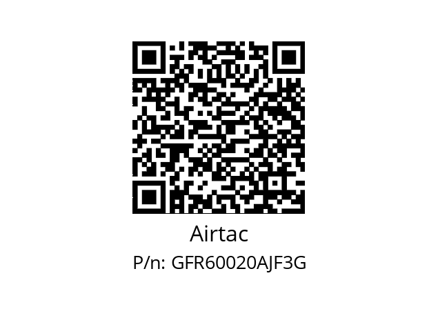  F&R GFR60020-A-J-F3 Airtac GFR60020AJF3G