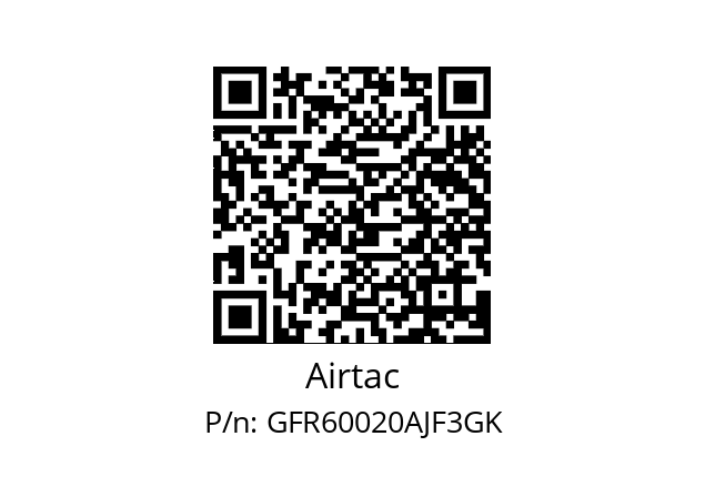  F&R GFR60020-A-J-F3-K Airtac GFR60020AJF3GK