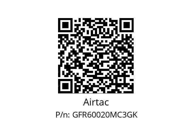  F&R GFR60020-M-C3-K Airtac GFR60020MC3GK