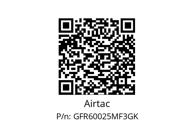  F&R GFR60025-M-F3-K Airtac GFR60025MF3GK