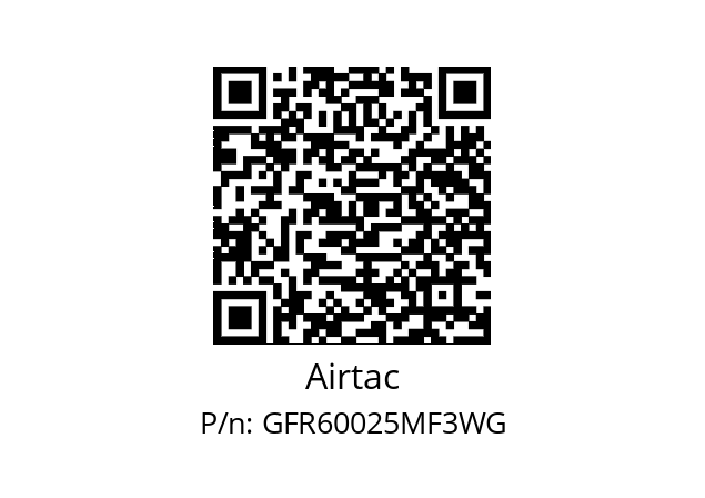  F&R GFR60025-M-F3 5μ Airtac GFR60025MF3WG