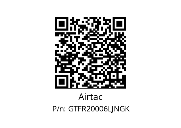  F&R GTFR20006-L-J-N-K Airtac GTFR20006LJNGK
