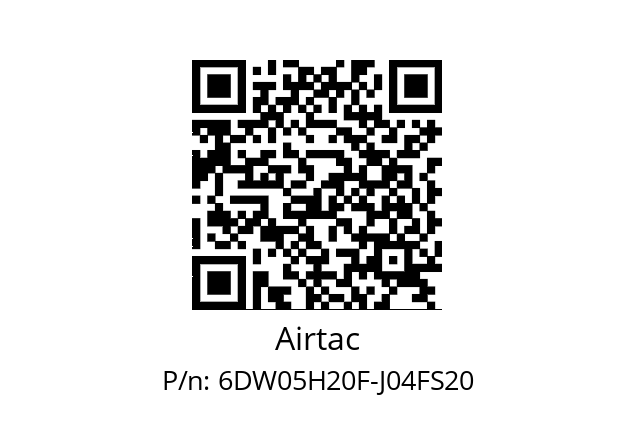   Airtac 6DW05H20F-J04FS20