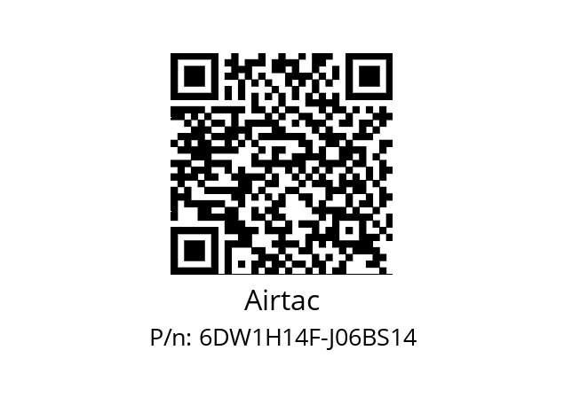   Airtac 6DW1H14F-J06BS14