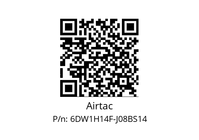   Airtac 6DW1H14F-J08BS14